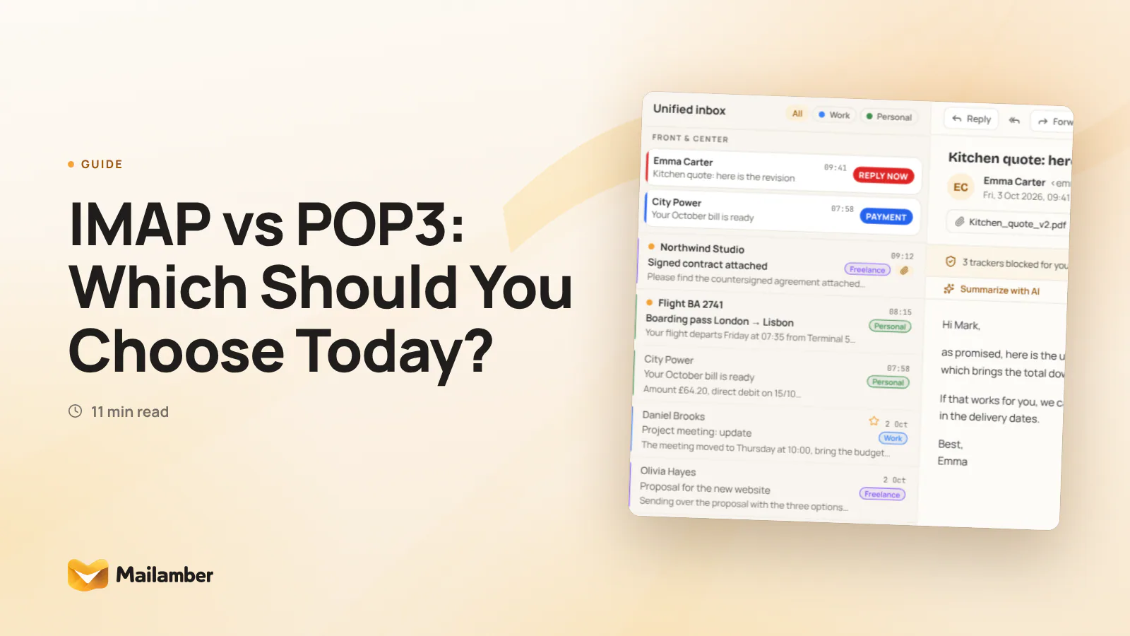 IMAP vs POP3: Which Should You Choose Today?