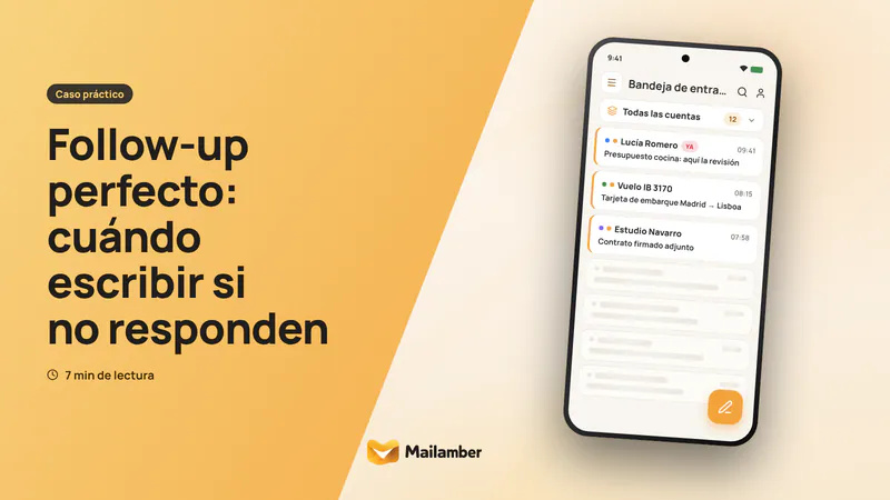 Follow-up perfecto: cuándo escribir si no responden
