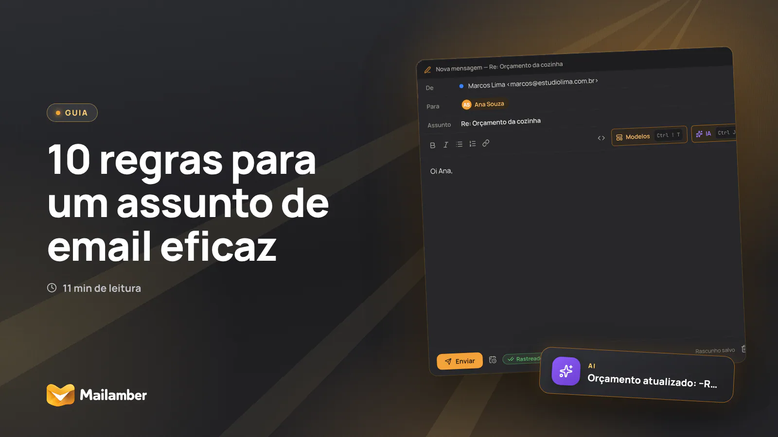 10 regras para um assunto de email eficaz